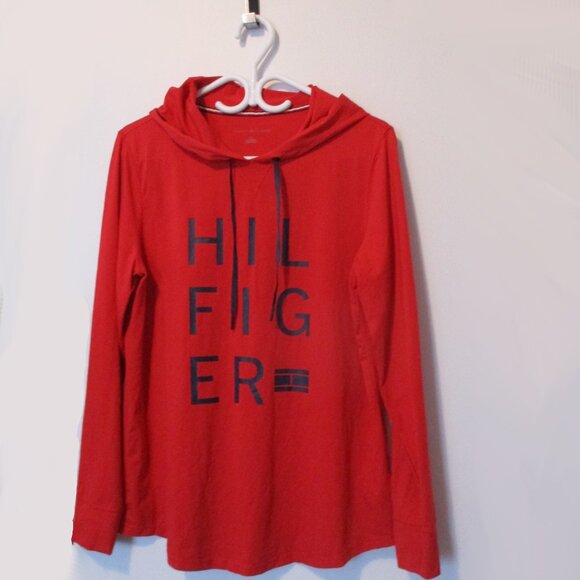 Tommy Hilfiger Red Hoodie - Size L - Picture 2 of 5